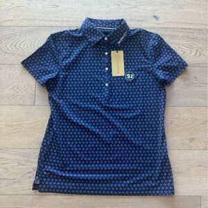 Swing Juice Golf Diamond Women's Polo Navy Small